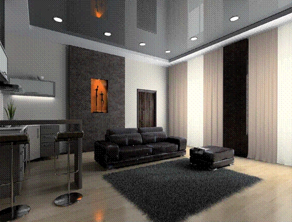 電動開合簾實景圖
